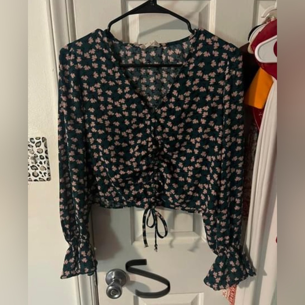 Floral crop top